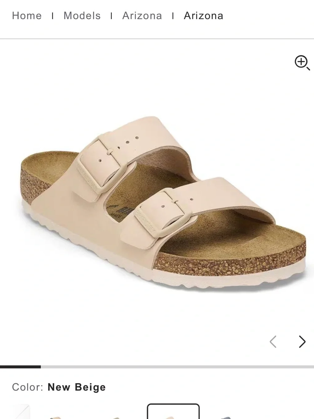 Birkenstock Arizona Men’s  Sandal — New Beige